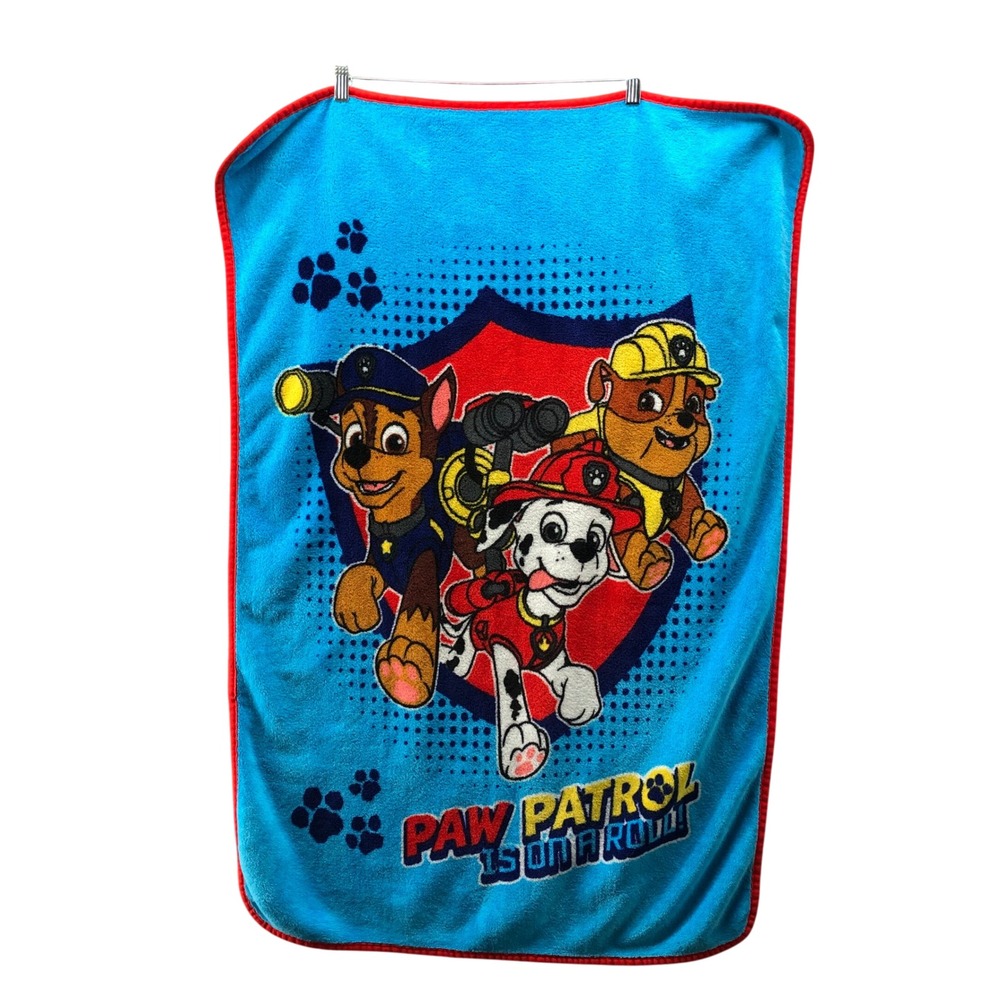 Paw‎ Patrol Kids Fleece Throw Blanket Chase Marshall Rubble Graphic